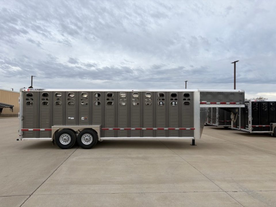 New 2027 Wilson 7x24 Stock Trailer 16000 GVWR