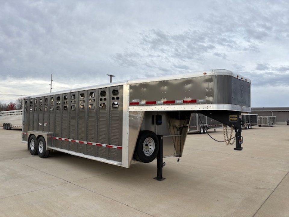 New 2027 Wilson 7x24 Stock Trailer 16000 GVWR