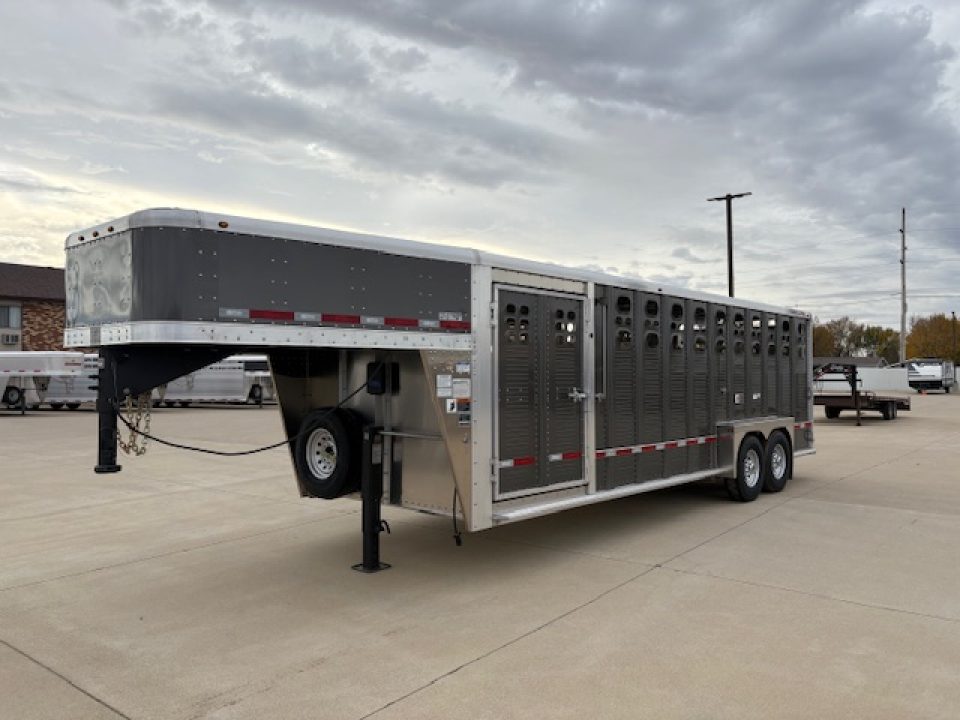 New 2027 Wilson 7x24 Stock Trailer 16000 GVWR