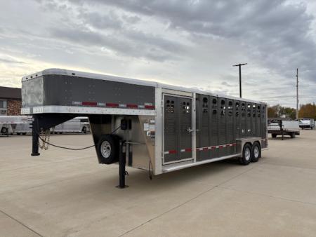 New 2027 Wilson 7x24 Stock Trailer 16000 GVWR