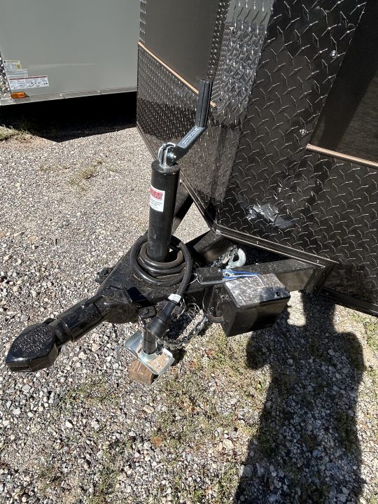 New 2026 Family Trailer 7x14 Tandem Axles Cargo / Enclosed Trailer- Screwless Exterior- Blackout Pkg-Rear Spoiler-HD Axles