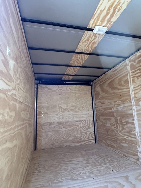 New 2026 Family Trailer 7x14 Tandem Axles Cargo / Enclosed Trailer- Screwless Exterior- Blackout Pkg-Rear Spoiler-HD Axles