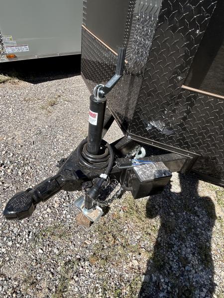 New 2026 Family Trailer 7x14 Tandem Axles Cargo / Enclosed Trailer- Screwless Exterior- Blackout Pkg-Rear Spoiler-HD Axles