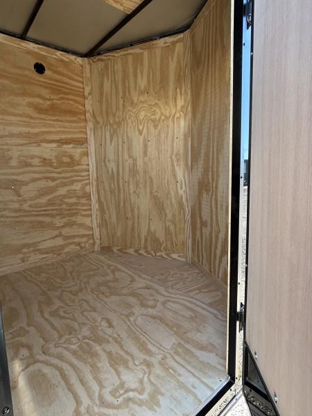New 2026 Family Trailer 7x14 Tandem Axles Cargo / Enclosed Trailer- Screwless Exterior- Blackout Pkg-Rear Spoiler-HD Axles