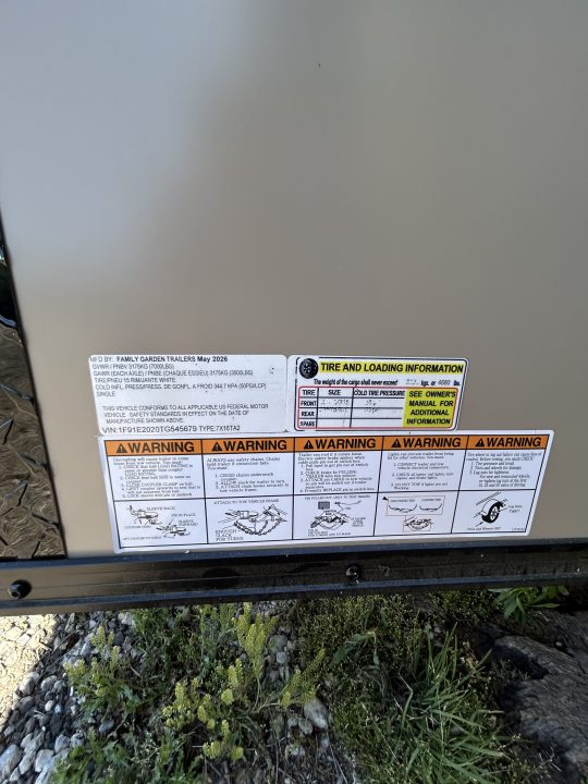 New 2026 Family Trailer 7x16 Tandem Axles Cargo / Enclosed Trailer