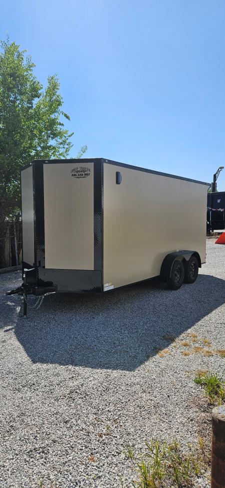 New 2026 Family Trailer 7x16 Tandem Axles Cargo / Enclosed Trailer