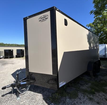 New 2026 Family Trailer 7x16 Tandem Axles Cargo / Enclosed Trailer
