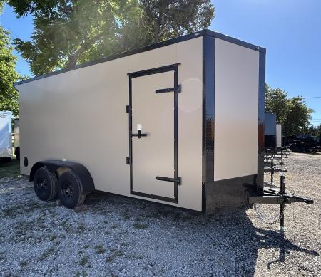 New 2026 Family Trailer 7x16 Tandem Axles Cargo / Enclosed Trailer