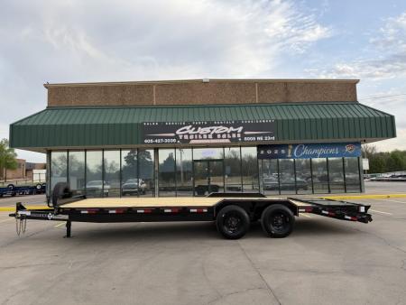 New #037861 2026 DIAMOND T SDSKP2008 24 X 102 SUPER DUTY SKID PRO 20K EQUIPMENT HAULER W MINI MAXX RAMPS & SPARE