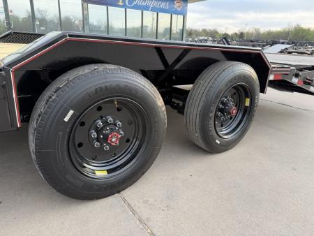 New #037861 2026 DIAMOND T SDSKP2008 24 X 102 SUPER DUTY SKID PRO 20K EQUIPMENT HAULER W MINI MAXX RAMPS & SPARE