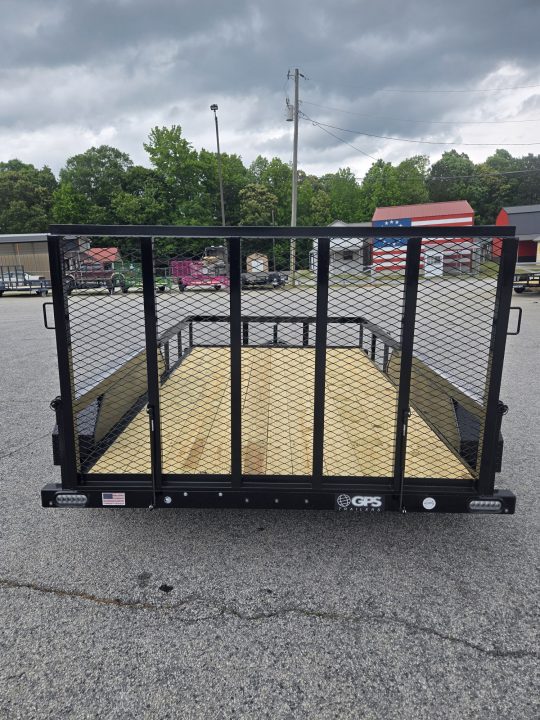 New 2026 GPS 7X12 TANDEM AXLE UTILITY TRAILER WITH SET BACK JACK