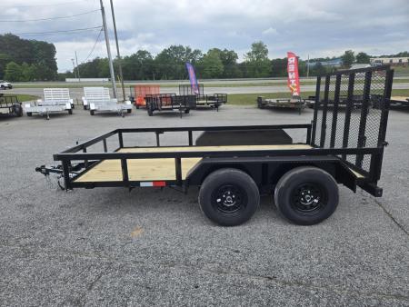 New 2026 GPS 7X12 TANDEM AXLE UTILITY TRAILER WITH SET BACK JACK