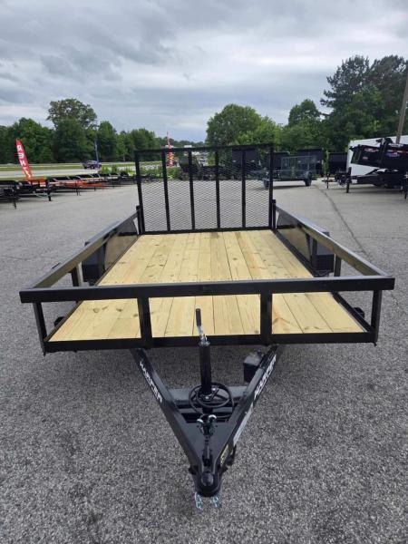 New 2026 GPS 7X12 TANDEM AXLE UTILITY TRAILER WITH SET BACK JACK
