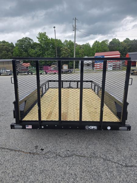 New 2026 GPS 7X12 TANDEM AXLE UTILITY TRAILER WITH SET BACK JACK