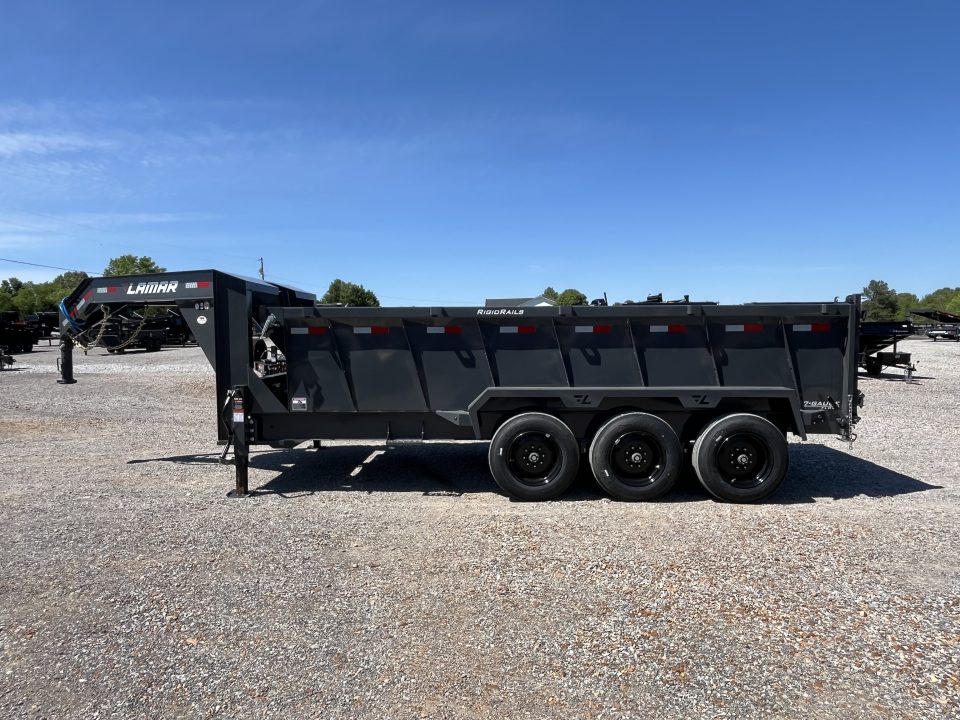 New 2026 Lamar Gooseneck Dump Trailer | 83" x 16' | 21K GVWR