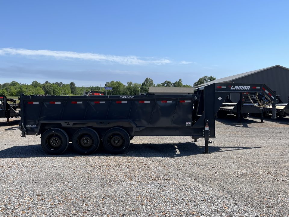 New 2026 Lamar Gooseneck Dump Trailer | 83" x 16' | 21K GVWR