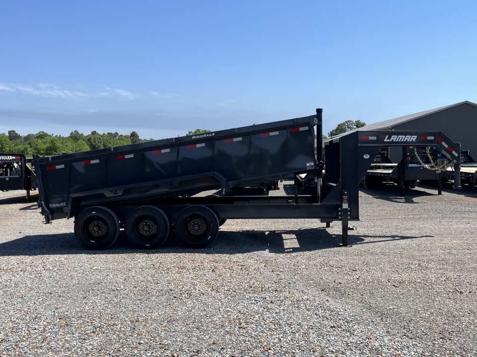 New 2026 Lamar Gooseneck Dump Trailer | 83" x 16' | 21K GVWR