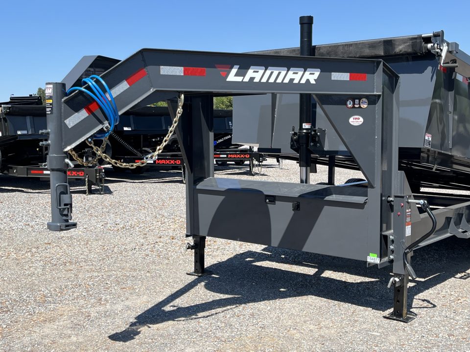 New 2026 Lamar Gooseneck Dump Trailer | 83" x 16' | 21K GVWR