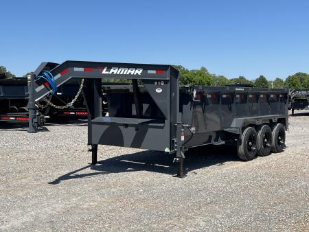 New 2026 Lamar Gooseneck Dump Trailer | 83" x 16' | 21K GVWR