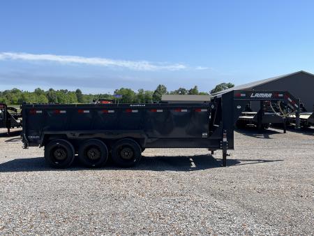 New 2026 Lamar Gooseneck Dump Trailer | 83" x 16' | 21K GVWR