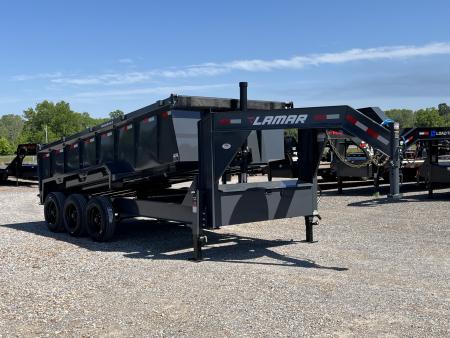 New 2026 Lamar Gooseneck Dump Trailer | 83  x 16' | 21K GVWR