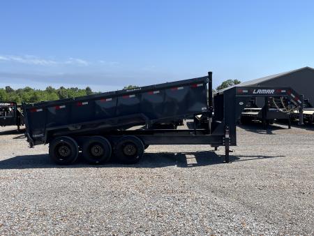 New 2026 Lamar Gooseneck Dump Trailer | 83" x 16' | 21K GVWR