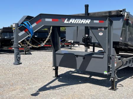 New 2026 Lamar Gooseneck Dump Trailer | 83" x 16' | 21K GVWR