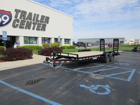 New 2026 Sure-Trac 7 x 20 (18+2) ST-ET8220-140 Equipment Trailer 14K