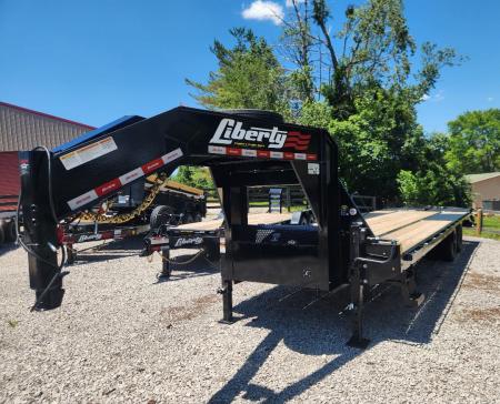New 2026 Liberty 22K 102x25+5 Dual Tandem Gooseneck