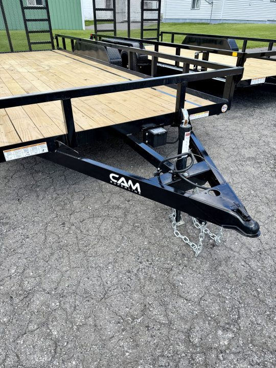New 2026 Cam Superline 7X18 Tube Top Utility Trailer 7K