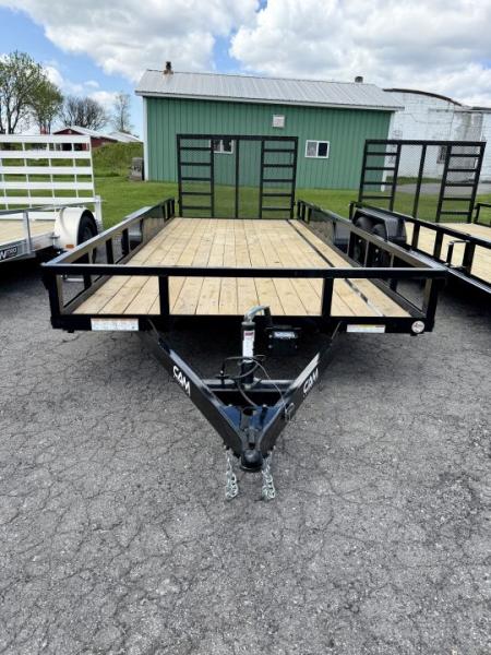 New 2026 Cam Superline 7X18 Tube Top Utility Trailer 7K