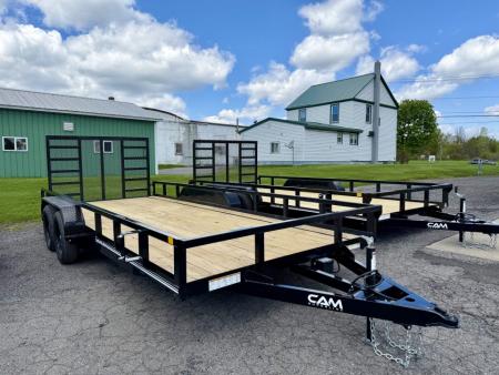 New 2026 Cam Superline 7X18 Tube Top Utility Trailer 7K