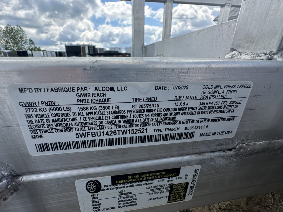 New 2026 Mission MLS6.5X14 2.0 Landscape Trailer