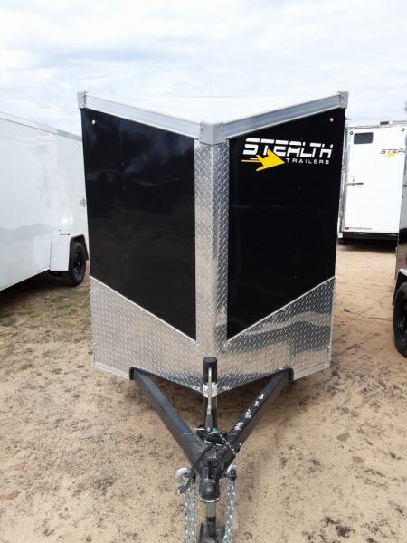 New 2026 Stealth Trailers 5X10 W/RAMP BLACK Cargo / Enclosed Trailer