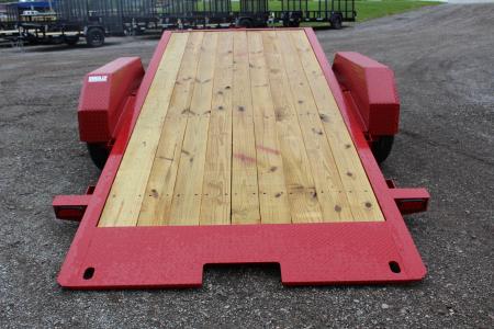 New 2026 Moritz 7' x 16' + 4' Low Pro - Gravity Tilt - Tilt Trailer - 14000# GVW