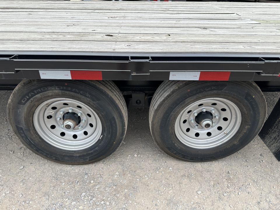 New 2026 Road Boss 25' Tandem Axle Gooseneck Flatbed with 8ks Equipment Trailer
