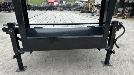 New 2026 Road Boss 25' Tandem Axle Gooseneck Flatbed with 8ks Equipment Trailer