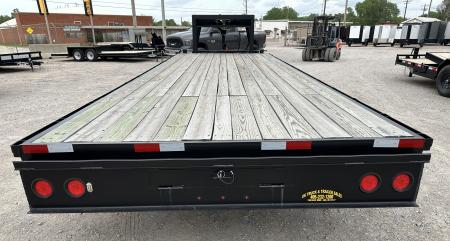 New 2026 Road Boss 25' Tandem Axle Gooseneck Flatbed with 8ks Equipment Trailer