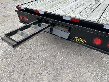 New 2026 Road Boss 25' Tandem Axle Gooseneck Flatbed with 8ks Equipment Trailer
