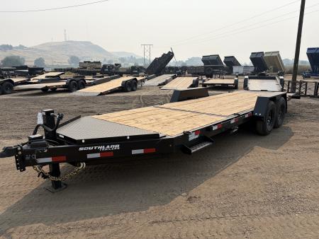 New 2026 Southland 7x22 16/6 16k Split Deck Tilt Equipment Trailer