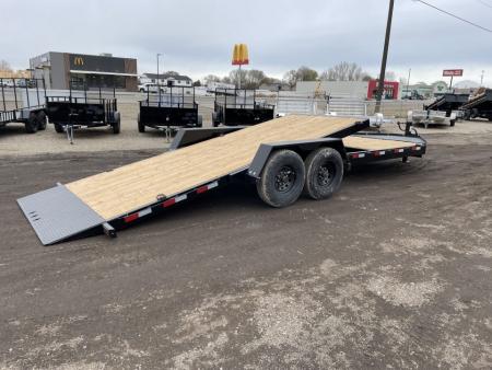 New 2026 Southland 7x22 16/6 16k Split Deck Tilt Equipment Trailer