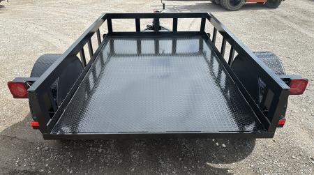 New 2026 Road Boss 5'x8' Single Axle Steel Floor Utility Trailer