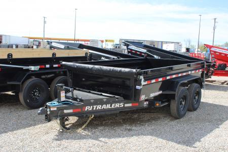 New 2026 PJ Trailers 12' DL 15.4K GVWR STOCK ID 53267 Dump Trailer