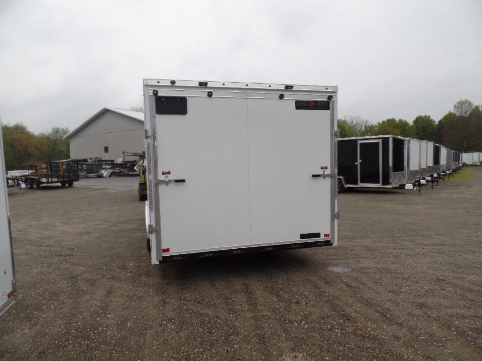 New 2026 Discovery Trailers 8.5X20 V nose Landscape Model with Extended Tongue Cargo / Enclosed Trailer