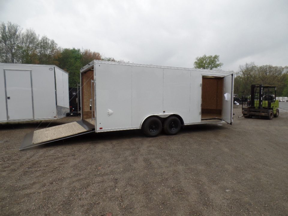 New 2026 Discovery Trailers 8.5X20 V nose Landscape Model with Extended Tongue Cargo / Enclosed Trailer
