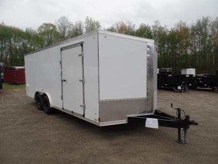 New 2026 Discovery Trailers 8.5X20 V nose Landscape Model with Extended Tongue Cargo / Enclosed Trailer