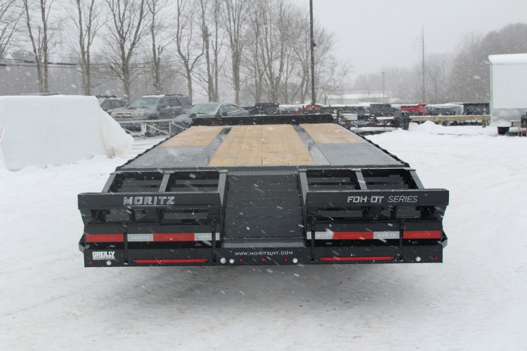 New 2026 Moritz FDPH DT 22' + 5' - Pintle Ring Deckover AIR BRAKE Equipment Trailer - 40000# GVW