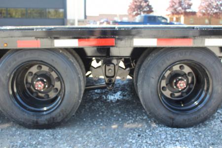 New 2026 Moritz FDPH DT 22' + 5' - Pintle Ring Deckover AIR BRAKE Equipment Trailer - 40000# GVW