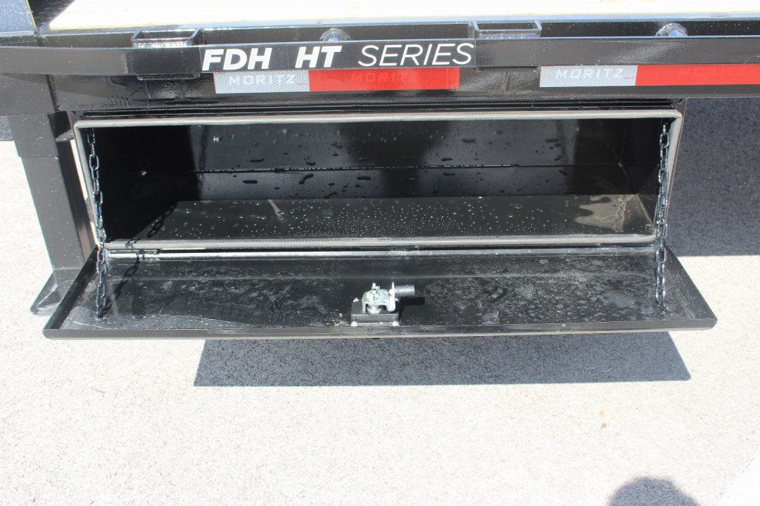 New 2026 Moritz FDGH Hydraulic Tail 40' GOOSENECK Deckover Flatbed Trailer- 25900# GVW