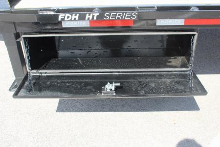 New 2026 Moritz FDGH Hydraulic Tail 40' GOOSENECK Deckover Flatbed Trailer- 25900# GVW